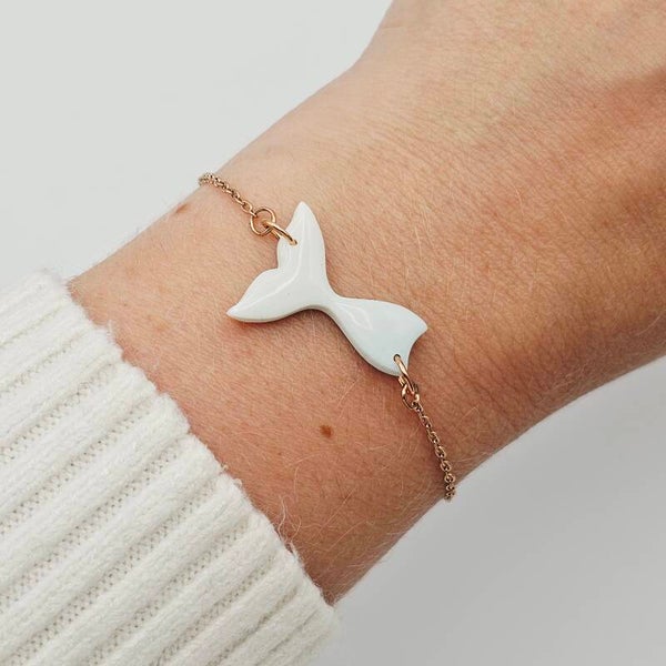 Armband Meerjungfrauenflosse/Rosé