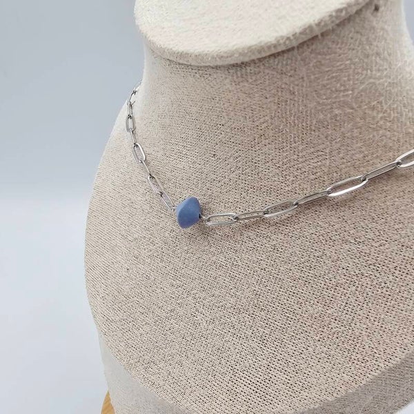Kette Hellblau/Silber