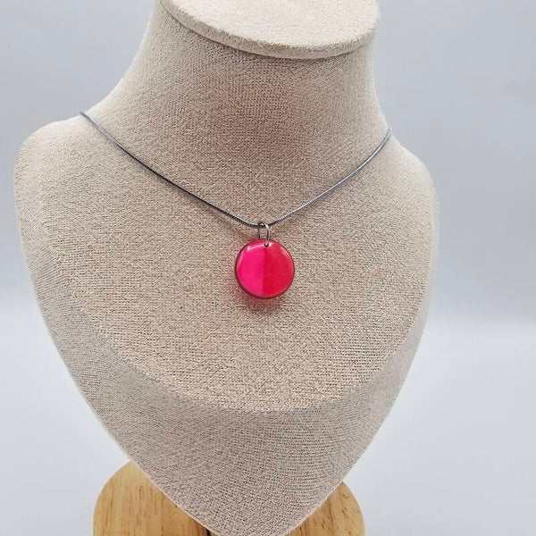 Kette Pink/Silber