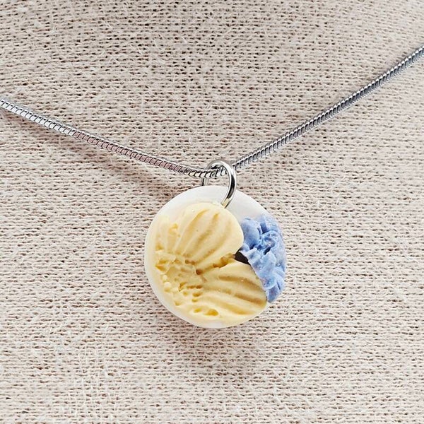 Blumenkette Pastellfarben/Silber