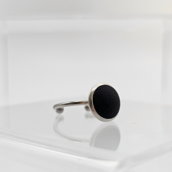 Ring Silber/ Schwarz
