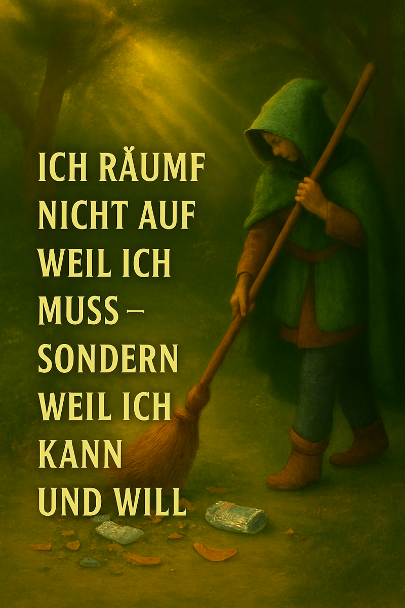 Besenmomente: Ich räume nicht auf weil ich muss - sondern weil ich kann und will