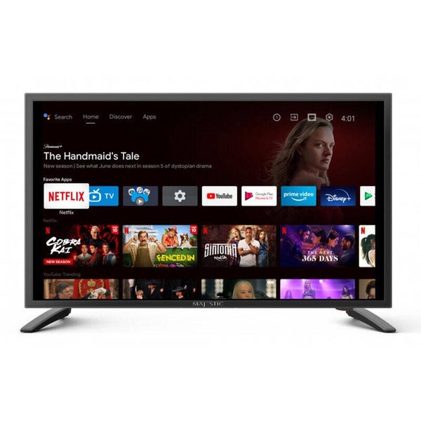 Majestic 22" Smart Android TV with Chromecast, DVD & Satellite Freeview