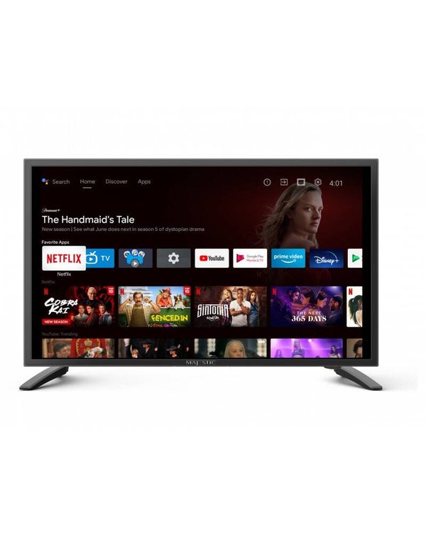 Majestic 19" Smart Android TV with Chromecast, DVD & Satellite Freeview