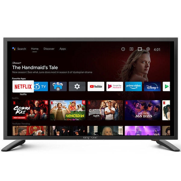 Majestic 27" Smart Android TV with Chromecast, DVD & Satellite Freeview