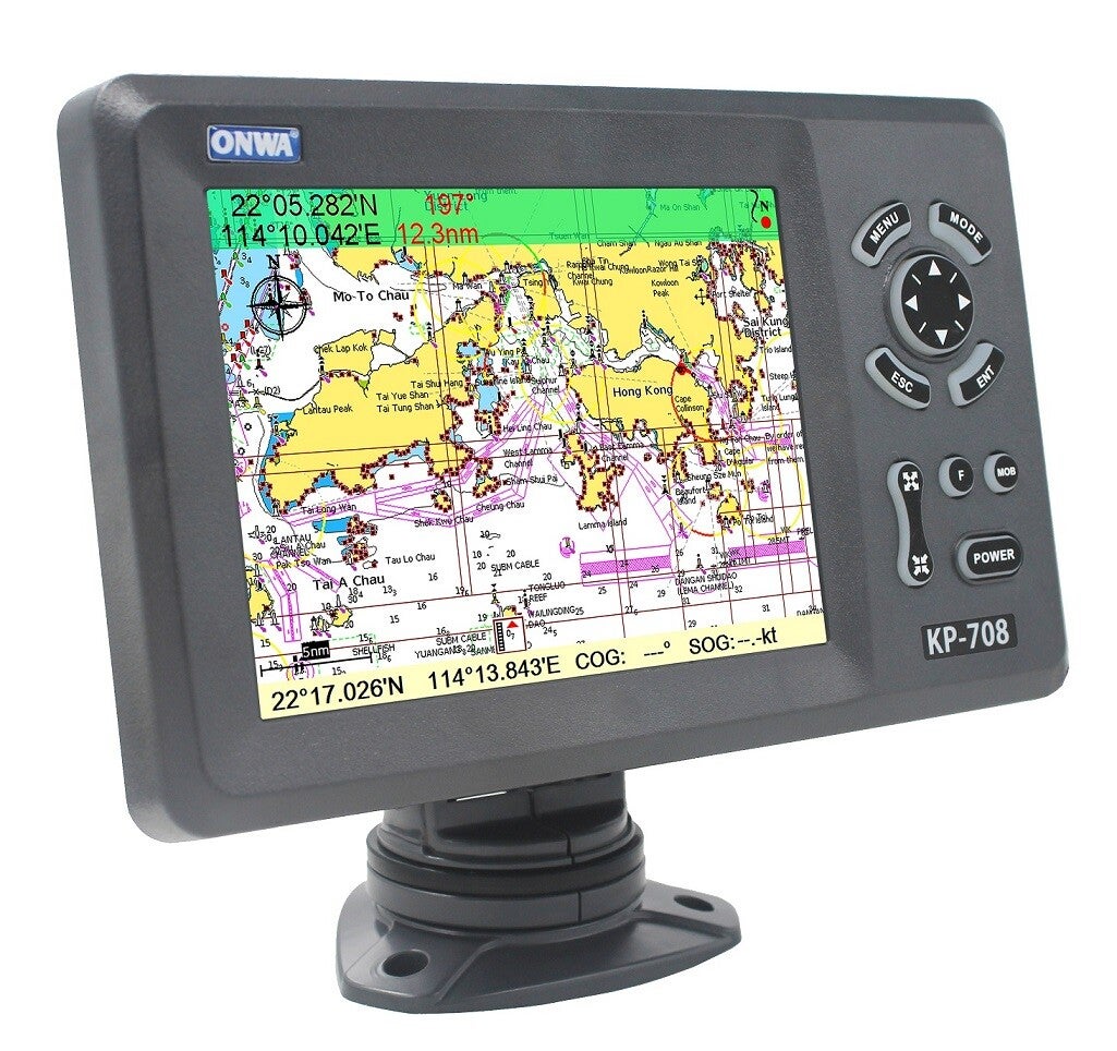 kp-708 7inch chartplotter