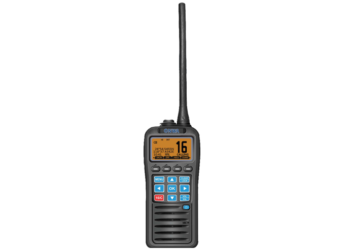 Handheld VHF/DSC marine transceiver