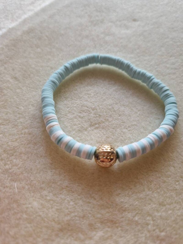 Armband licht blauw