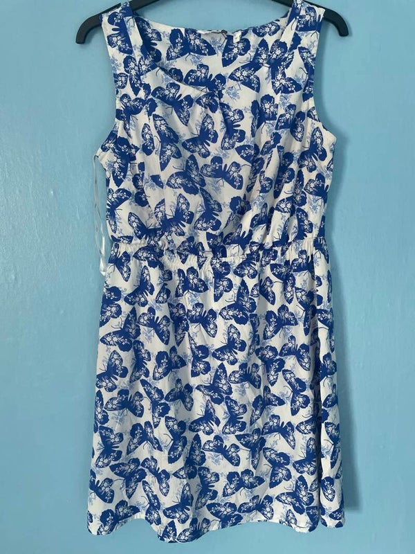 White + Blue Dress size 10