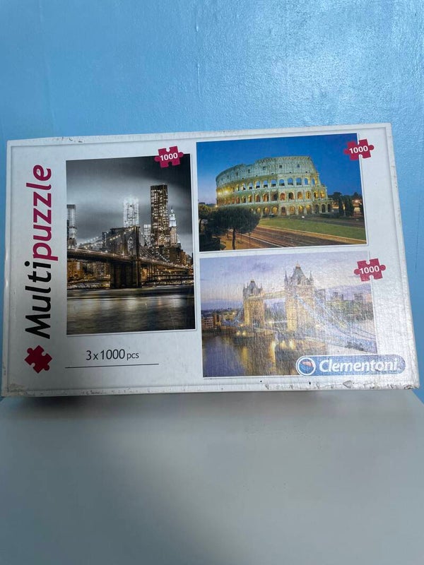 Multi Puzzle 3x 1000 Puzzles