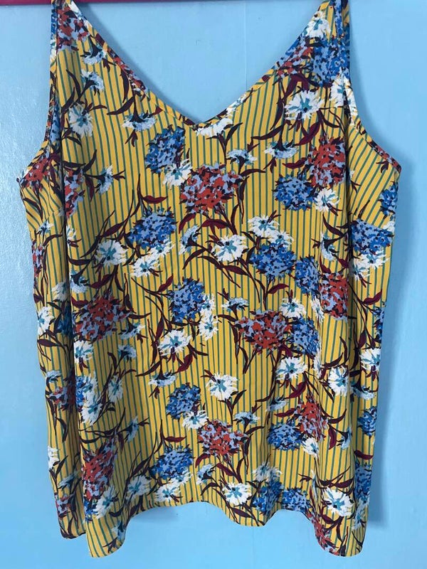Yellow top with Flowers