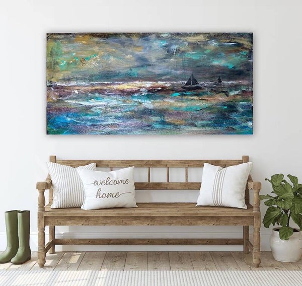 Abstracte Kunst - Black Sails