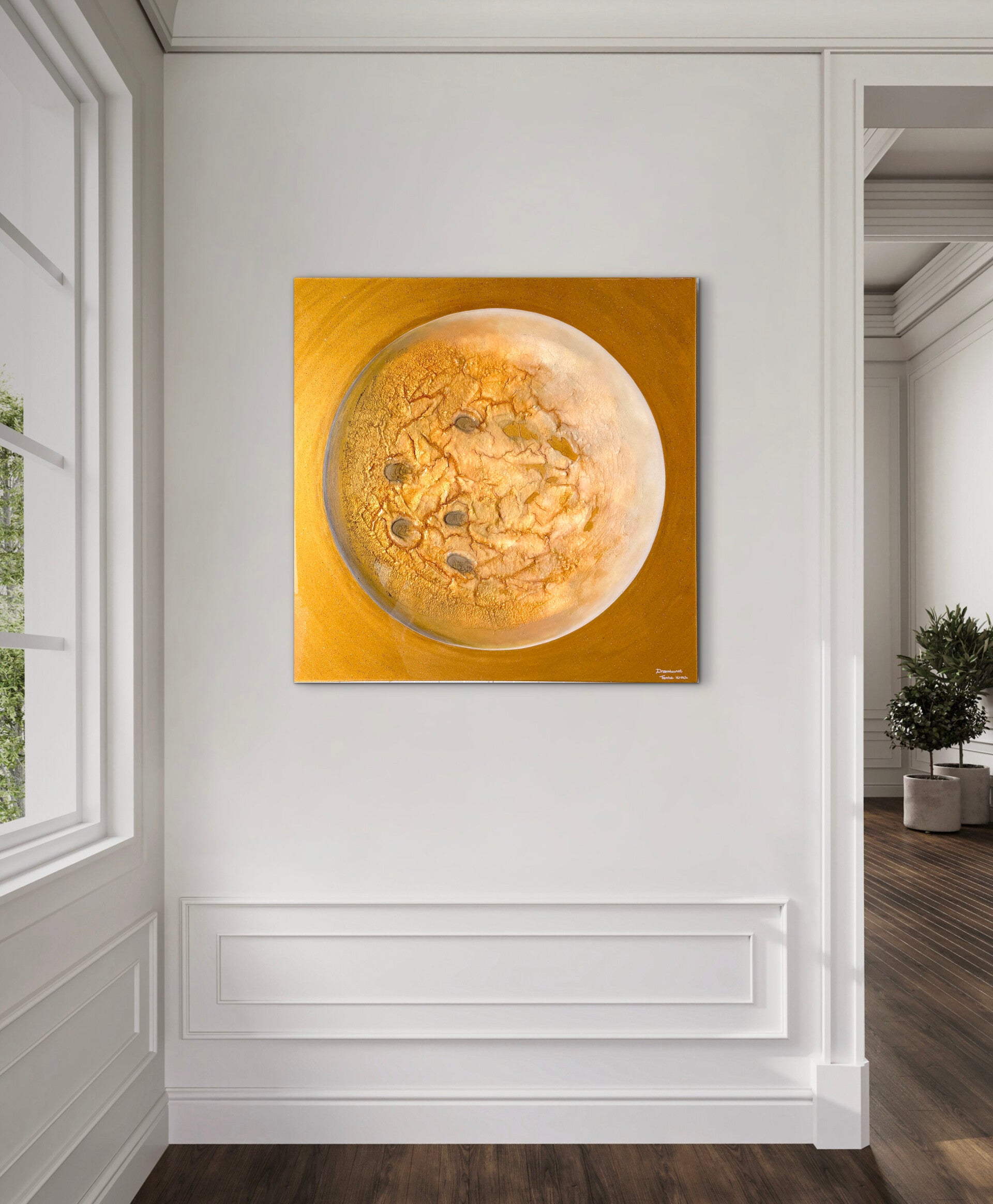 Maankunst - The Moon in gold
