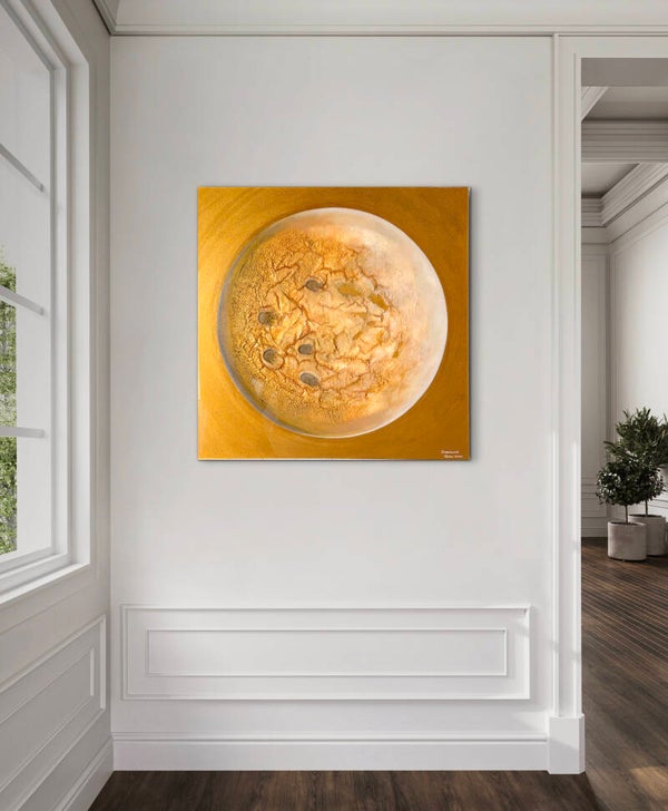 Maankunst - The Moon in gold