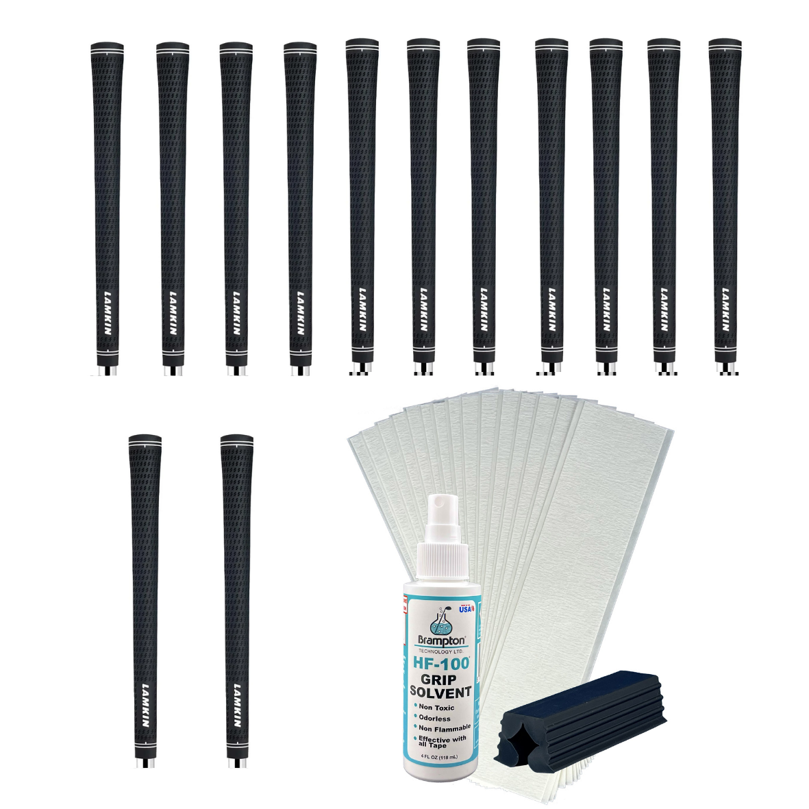 Lamkin Crossline Black 58R Gripinvaihtosetti