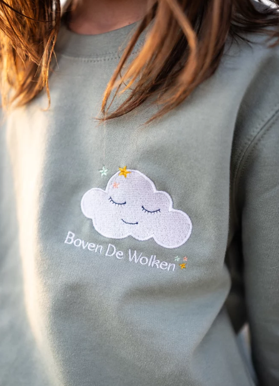 Sweater volwassene Boven De Wolken
