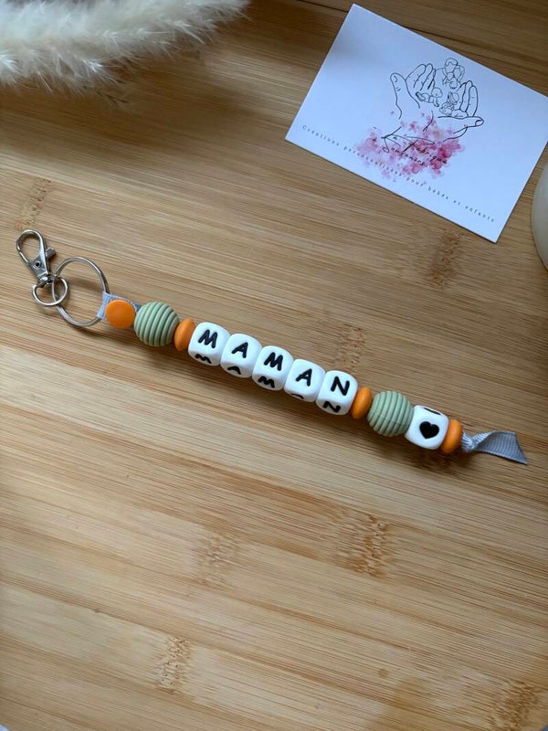 porte clé cœur à personnaliser