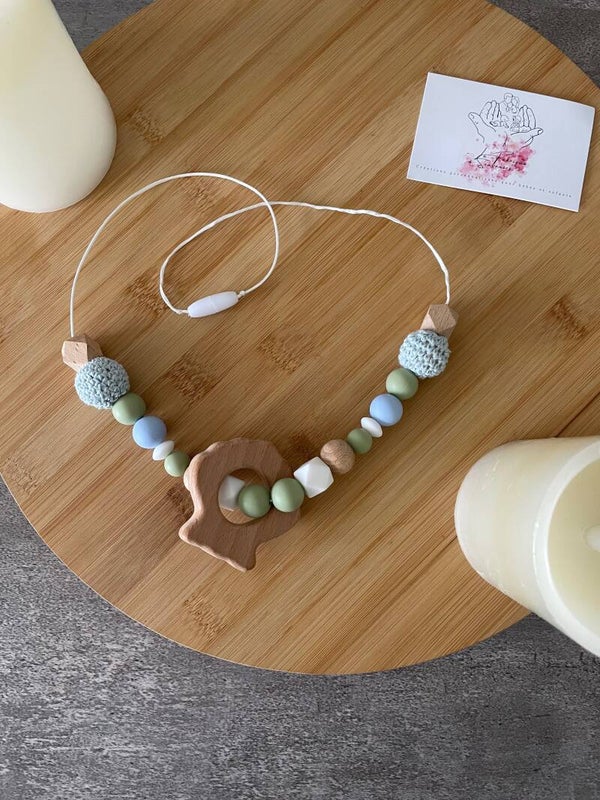 collier d'allaitement coquillage fantaisie