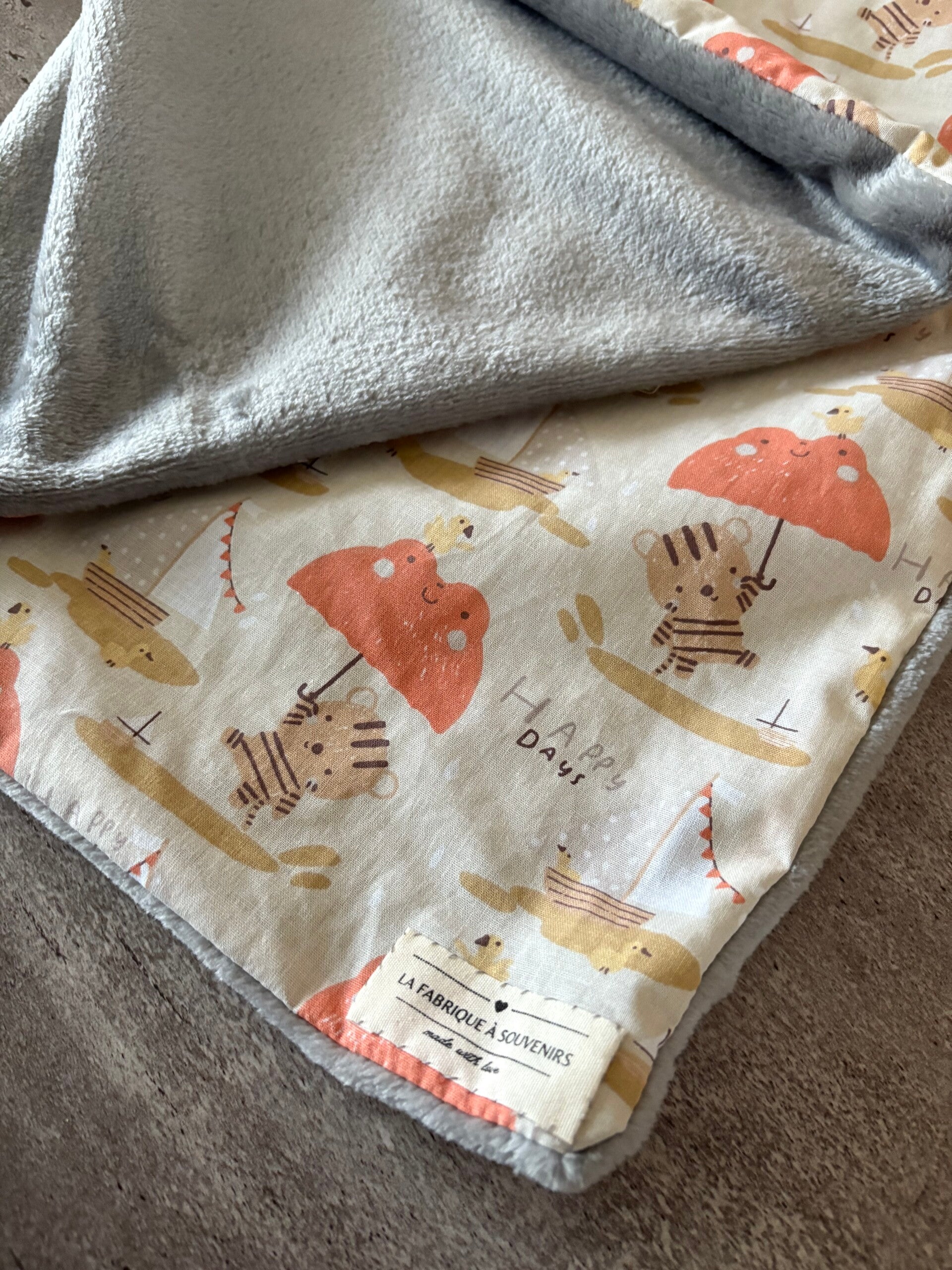 plaid bébé naissance