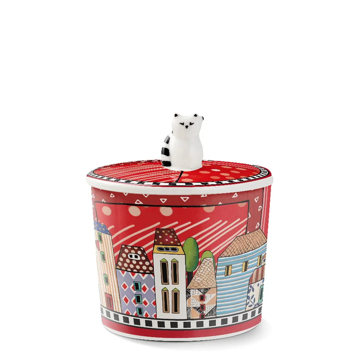 Zuccheriera Paese Mio Rosso Cm 9x10 121045