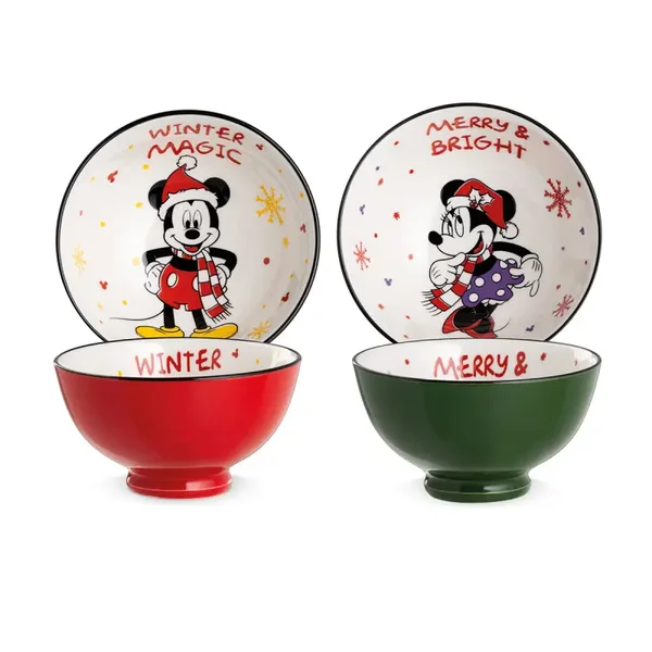 Set 2 coppette Winter Magic Mickey Mouse & Minnie Mouse ml 300 127014