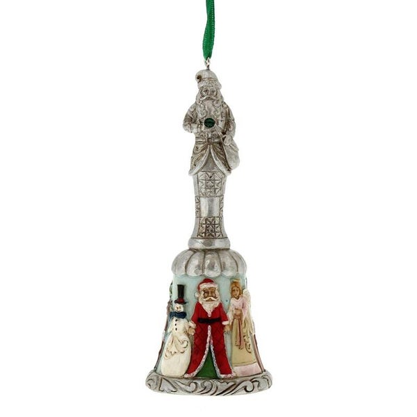 Campanella Babbo Natale 20° Anniversario 13,5 cm Jim Shore 6010830