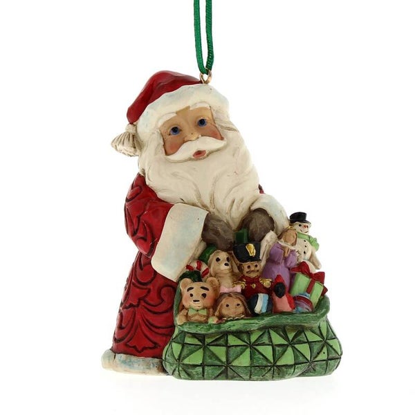 Babbo Natale con sacca giocattoli 9 cm Jim Shore 6010832