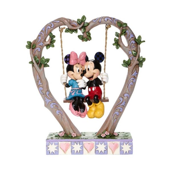 Topolino e Minnie su altalena 22 cm Disney Traditions 6008328