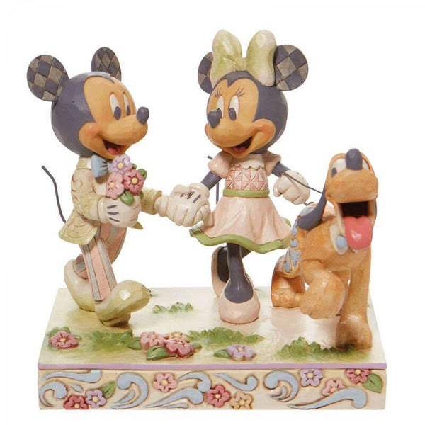 Topolino, Minnie e Pluto 14,5 cm Disney Traditions 6010101