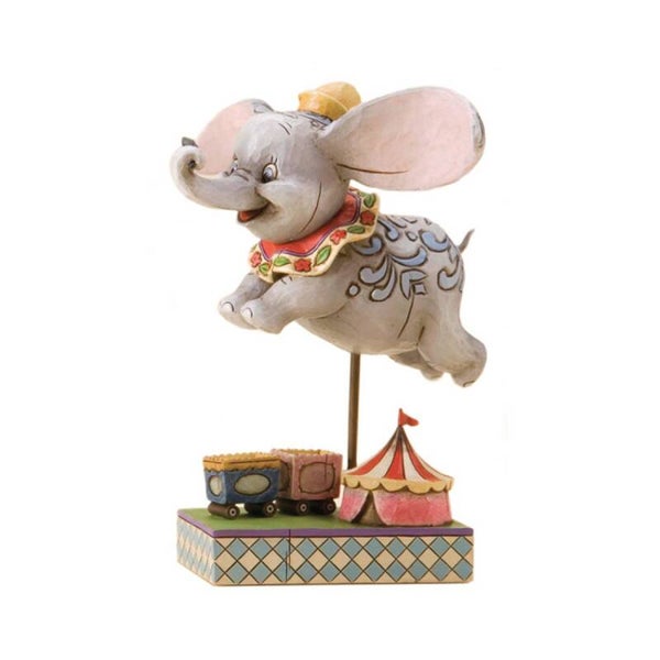 Dumbo che vola in resina 12 cm Disney Traditions 4010028