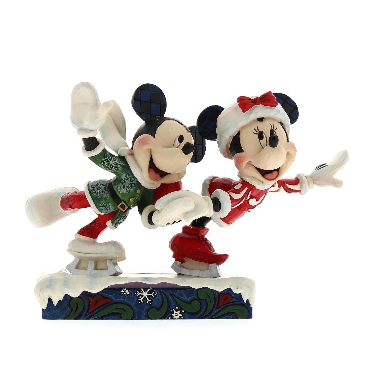 Topolino e Minnie su pattini 13 cm Disney Traditions 6010871
