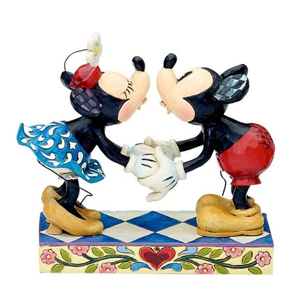 Topolino e Minnie il bacio 16 cm Disney Traditions 4013989