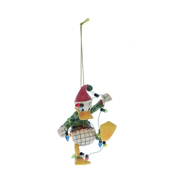 Paperino avvolto nelle luci 9 cm (Decoro Albero) Disney Traditions 6017548