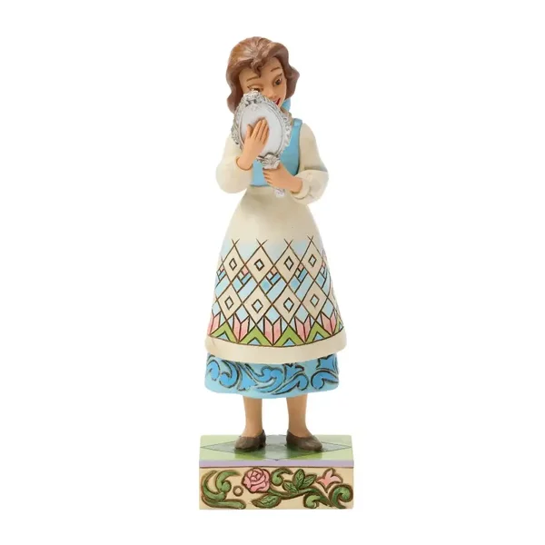 Statuetta Belle con Specchio 16,5 cm Disney Traditions 6018725