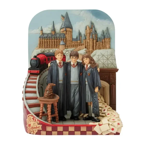 Statuetta Trio Scena del Castello 23 cm Harry Potter 6016707