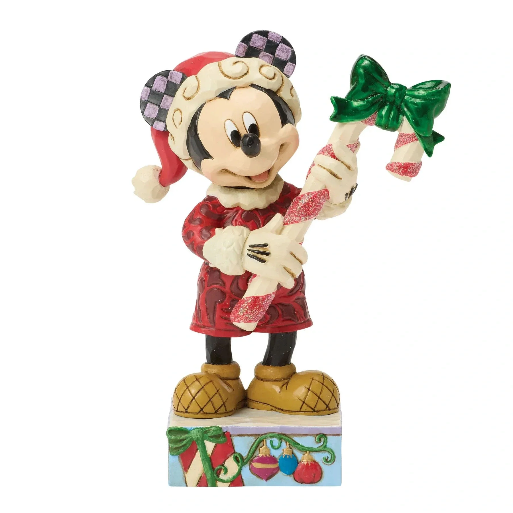 Statuetta Topolino con Bastoncino Zucchero 14 cm Disney Traditions 6018711