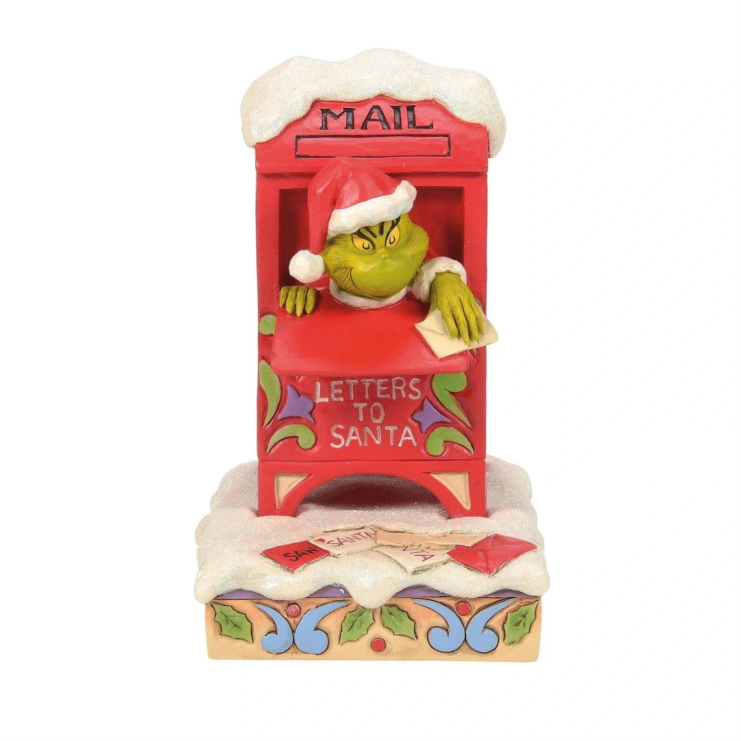 Grinch nella cassetta della posta 15 cm The Grinch by Jim Shore 6017057