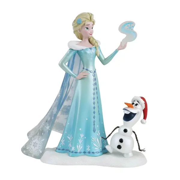 Statuetta Elsa e Olaf - Frozen 20 cm Disney Showcase 6019423