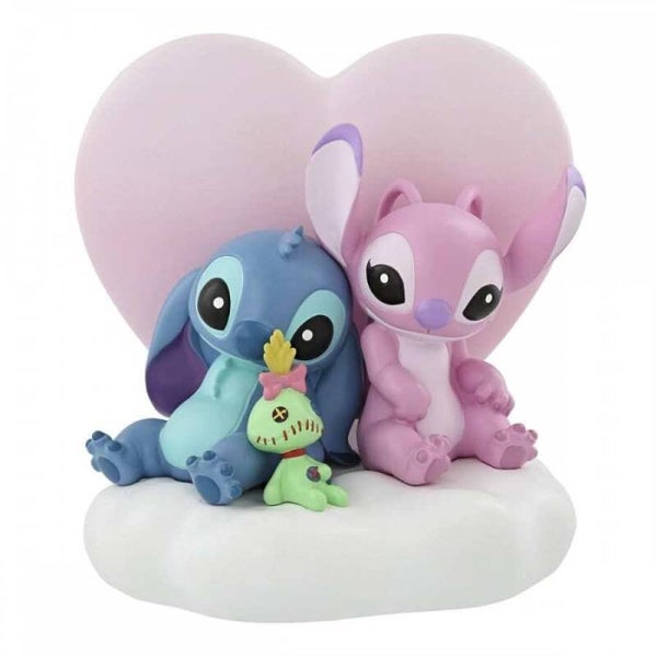 Statuetta Stitch E Angel Su Una Nuvola - Disney Grand Jester 6014914