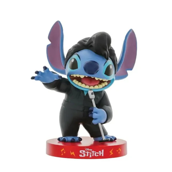 Stitch Elvis in pelle nera 13 cm Disney Grand Jester 6016712