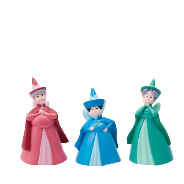 Statuetta Set 3 Figurine La Bella Addormentata Nel Bosco - Disney Showcase 6014852