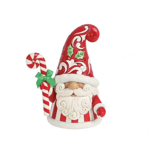Gnomo con Bastoncino di Zucchero 17 cm Jim Shore 6018888