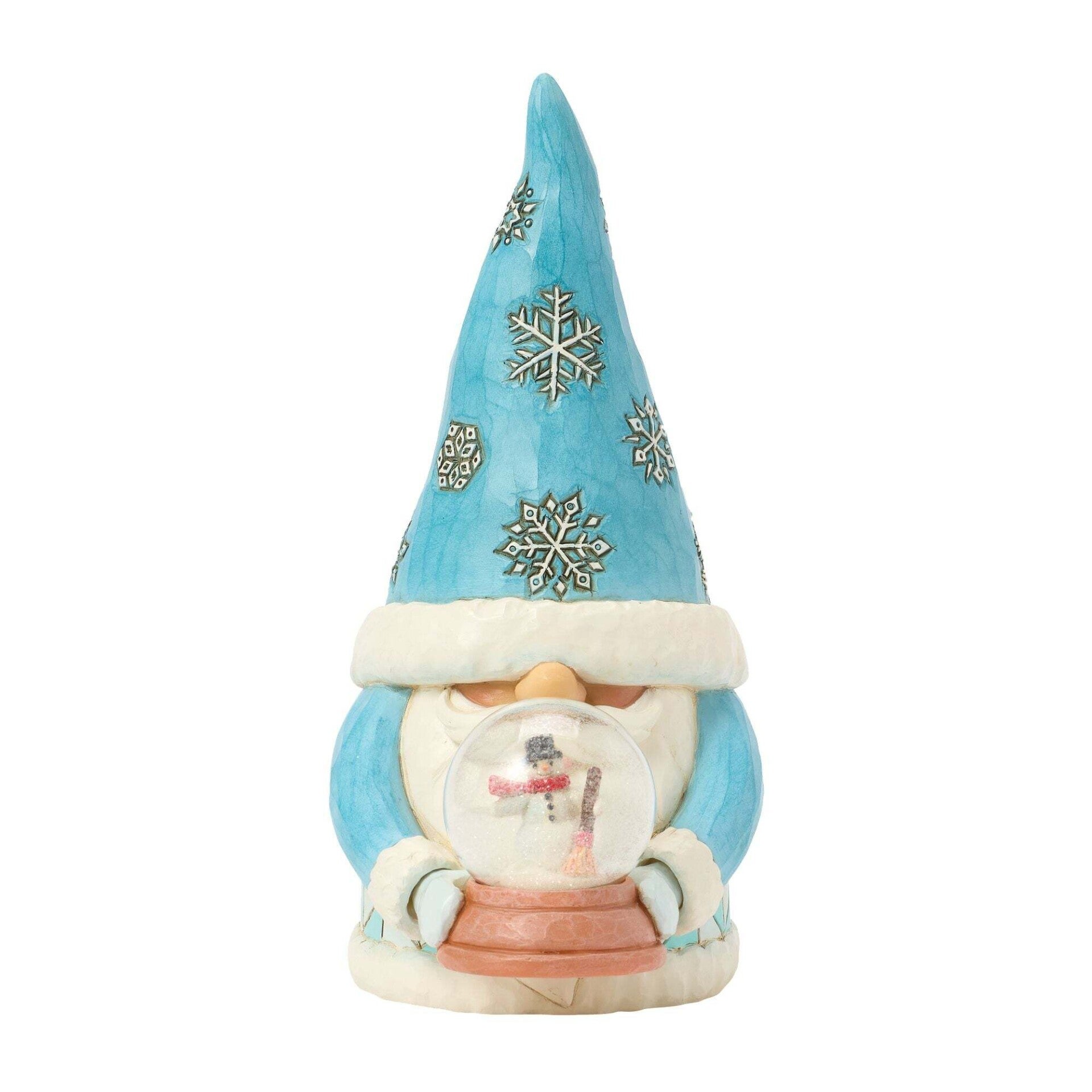 Statuetta Gnomo Delle Feste Con Mini Globo - Heartwood Creek 6017288