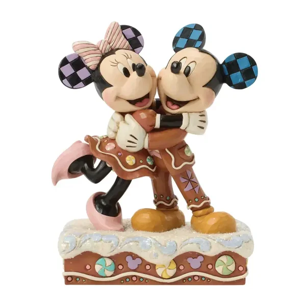 Statuina Pan di Zenzero Topolino e Minnie 16 cm Disney Traditions 6018705
