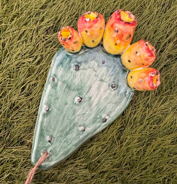 Pala Fico d'India Ceramiche D'Autore 13cm
