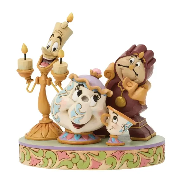 Lumiere, Mrs Potts, Chip E Tockins 11,5 cm Disney Traditions 6018724