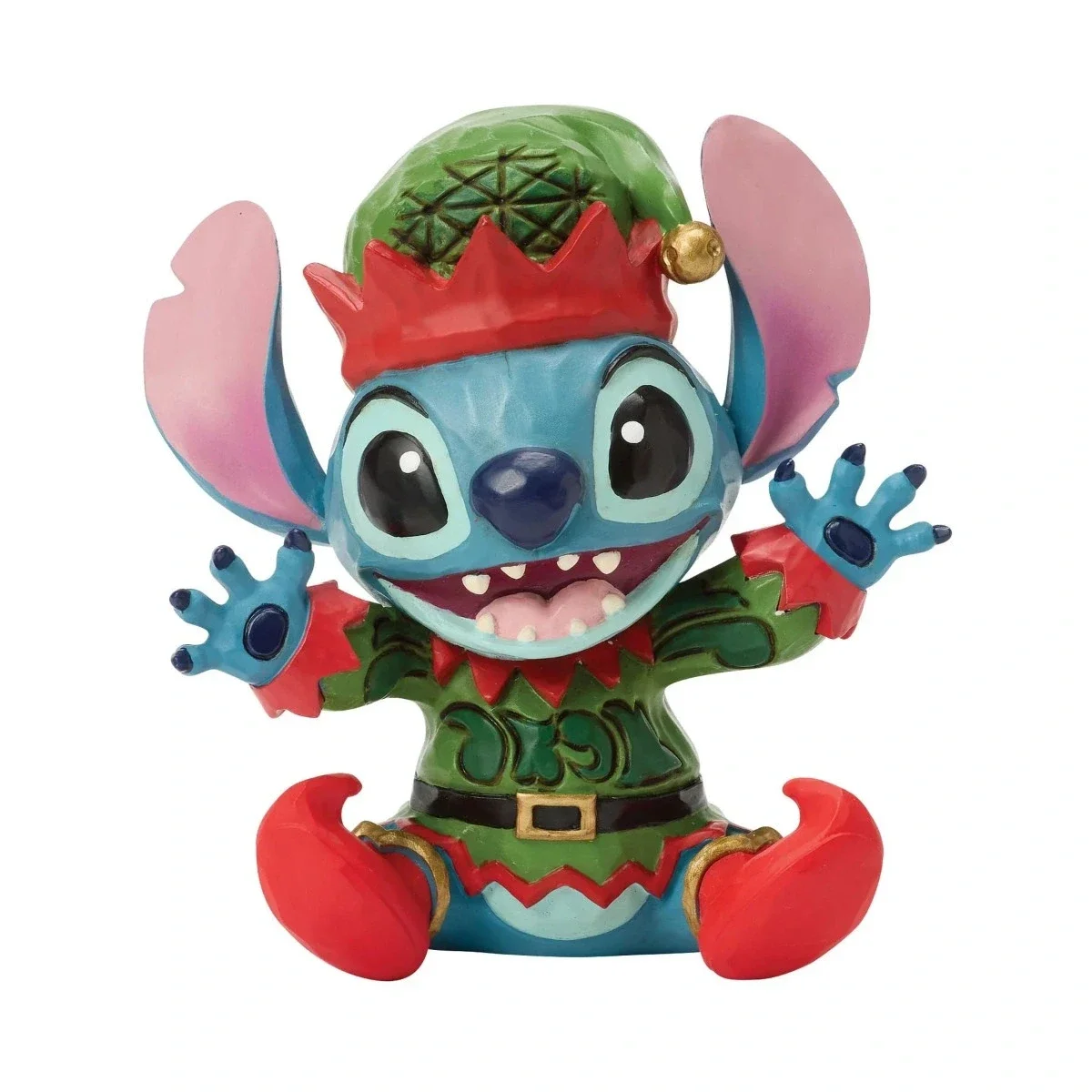 Mini statuetta Stitch elfo 9,5 cm Disney Traditions 6018715