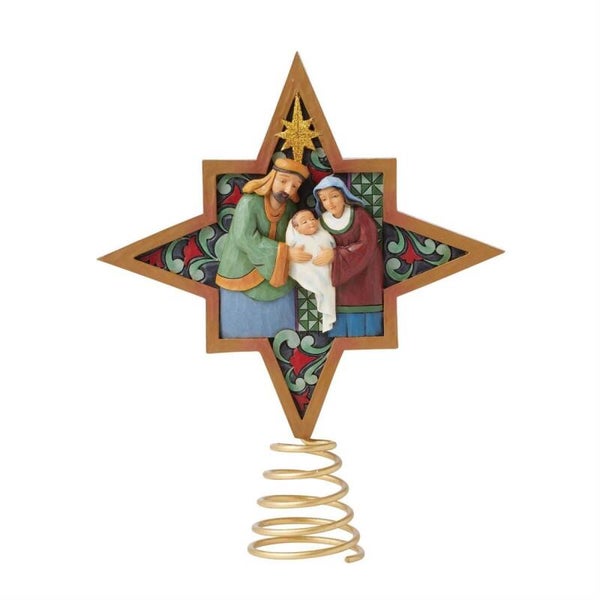 Puntale per Albero di Natale 23 cm Jim Shore 6015492