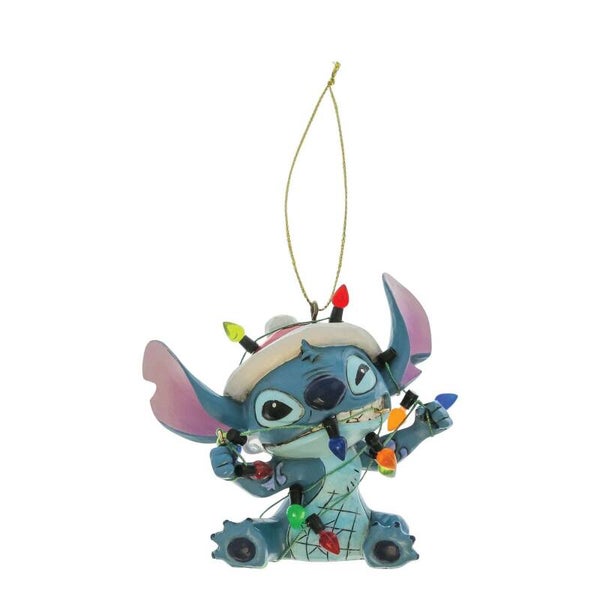 Stitch Avvolto Nelle Luci Natale - (Decoro Albero) - Disney Traditions 6017542