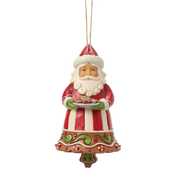 Babbo Natale Campanella in Pan di Zenzero 11 ,5 cm Jim Shore 6018887